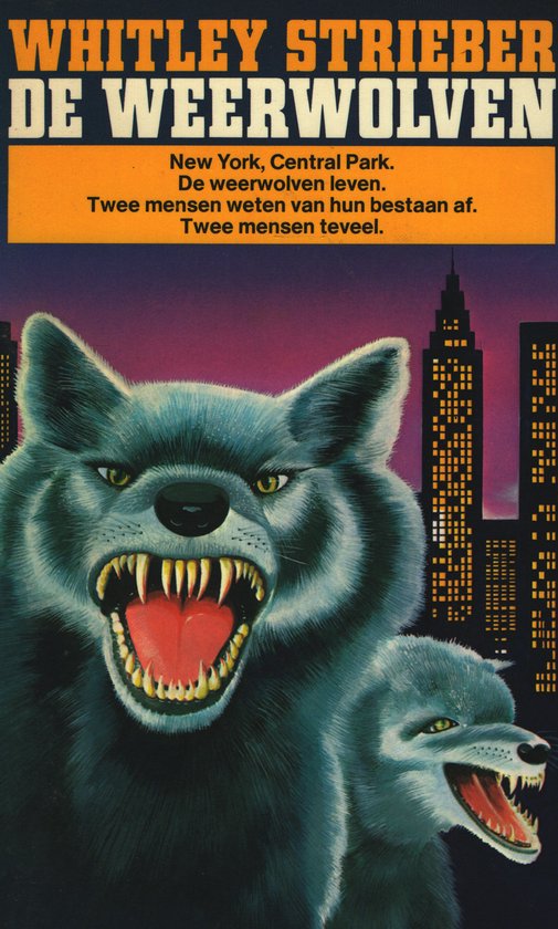 Omslag van De weerwolven door Strieber