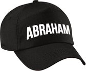 Abraham cadeau pet / baseball cap zwart voor heren - Abraham
