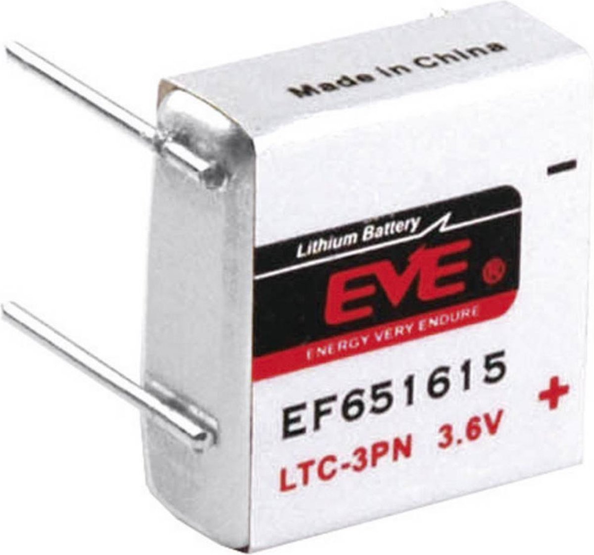 EVE EF651615 Speciale batterij LTC-3PN U-soldeerpinnen Lithium 3.6 V 400 mAh 1 stuk(s)