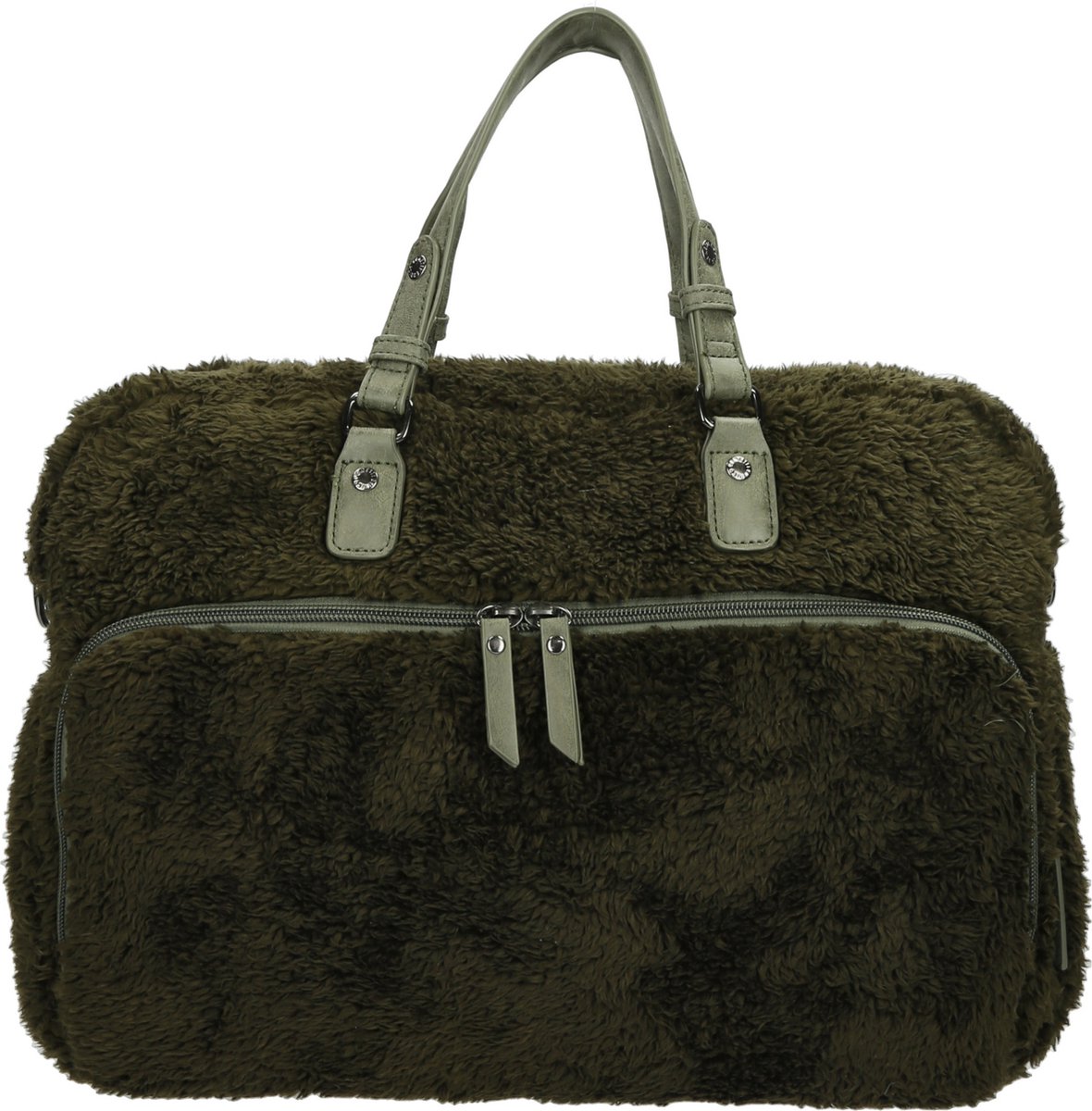 Enrico Benetti Teddy Luiertas / mombag / schoudertas 66655 - Olijf groen – foto 2