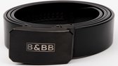 Black & Brown Belts/ 150 CM / EDGED 2.0 – BLACK BELT XL/automatische riem/ Automatische gesp/Leren riem/ Echt leer/ Heren riem zwart/ Dames riem zwart/ Broeksriem / Riemen / Riem /Riem heren /