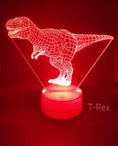 3D LED LAMP - DINOSAURUS - T- REX
