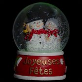 Noël - Boule d'eau - Éclairage de Noël - Boule de neige illuminée - Décoration - 4 motifs