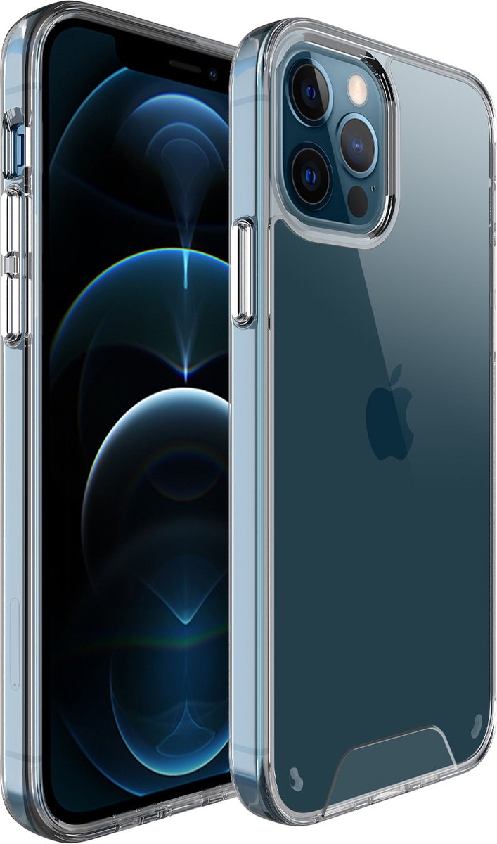 MoDo hoesje Geschikt voor iPhone 14 Plus - Hard Case Back Cover - Transparant