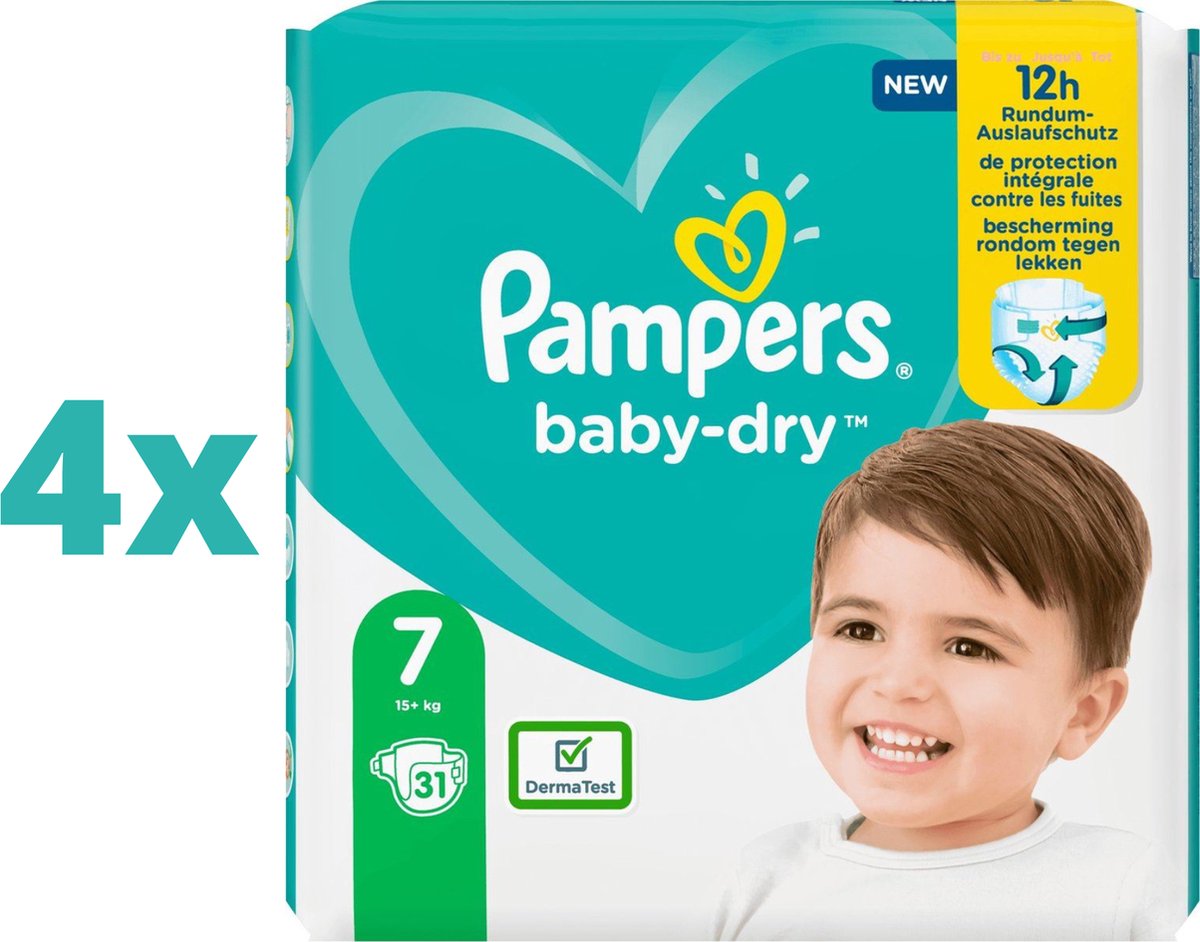 Pampers Baby-Dry - Maat 6 (13kg-18kg) - 148 Luiers - Maandbox