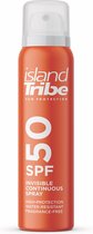 Island Tribe SPF 50 Clear Gel Spray Continuous 125ml  oxybenzone free, extreem waterbestendig