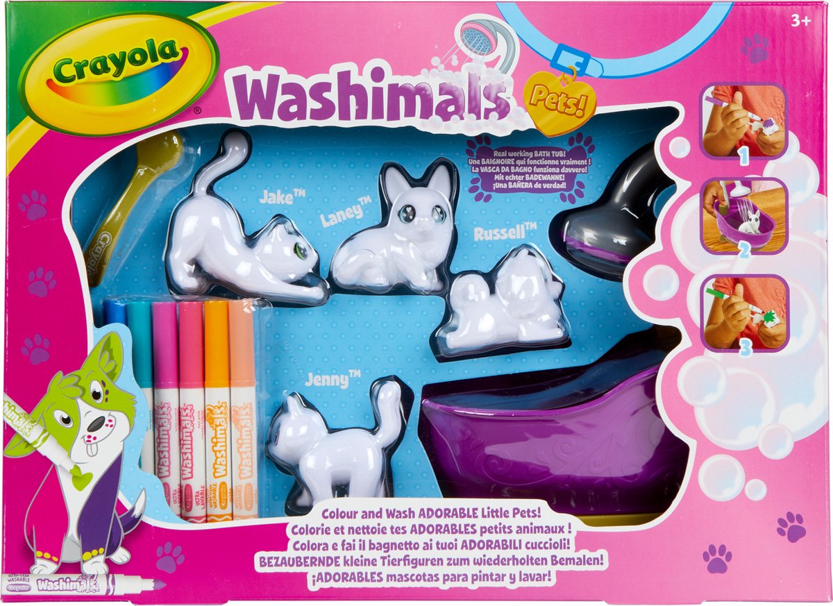 Crayola - Washimals - Hobbypakket - Activiteitenset Kleuren Met Dieren Voor Kinderen