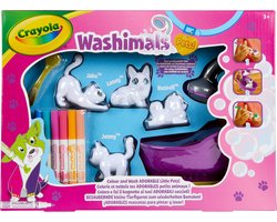 foto van Crayola - Washimals - Hobbypakket - Activiteitenset Kleuren Met Dieren Voor Kinderen