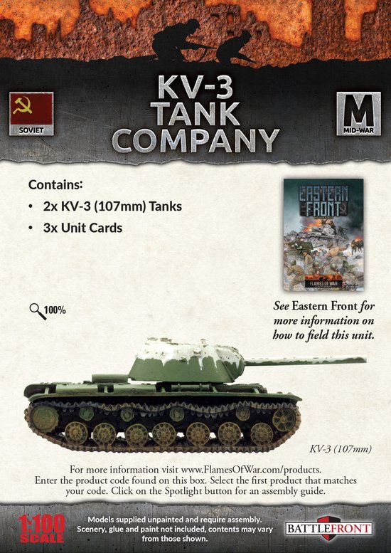 Thumbnail van een extra afbeelding van het spel KV-3 Tank Company