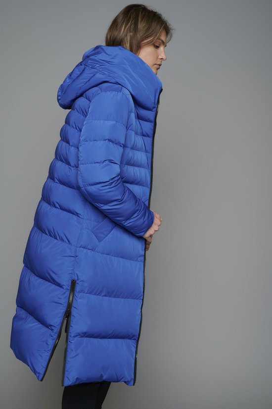 Veste Rino Pelle Doudoune longue reversible Femme Taille 36 bol