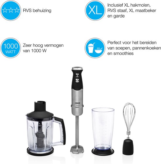 Fritel Staafmixer Set XXL (HB2879) - van der Vlies Huishoud