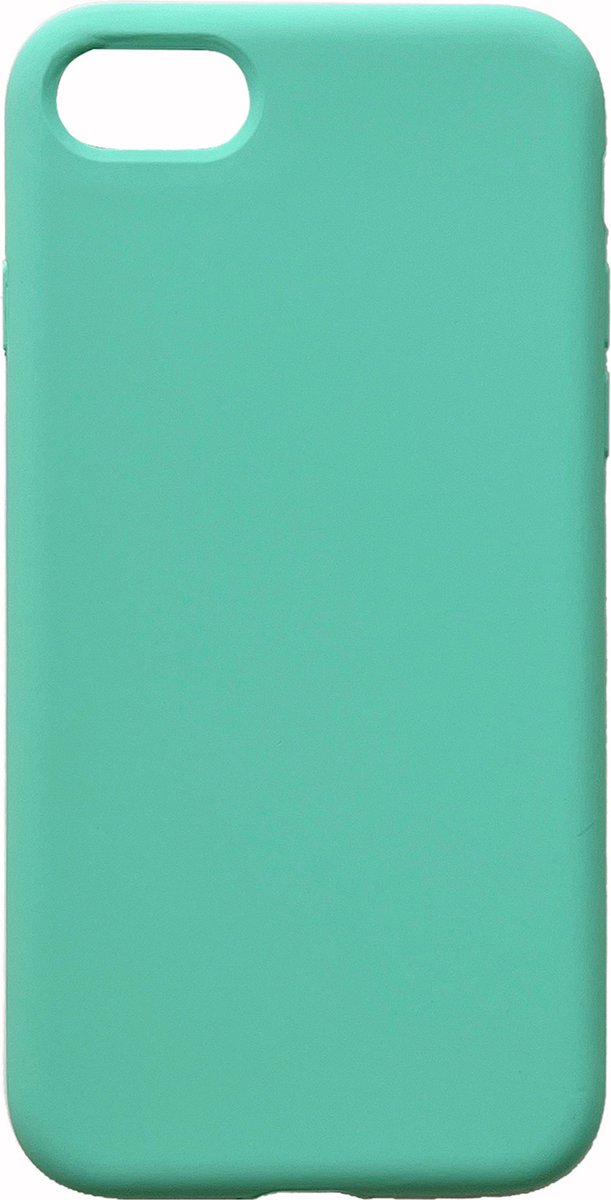 Casemania Hoesje Geschikt voor Apple iPhone 7/8 - Groen - Liquid Siliconen Back Cover