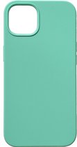 Casemania Hoesje Geschikt voor Apple iPhone 13 Groen - Liquid Siliconen Back Cover