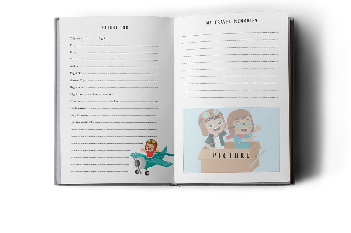 Mijn eerste Journey Logbook Vlieglogboek bol