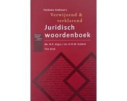 Fockema Andreae's verwijzend en verklarend juridisch woordenboek