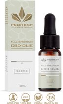 Prohemp CBD olie 5% - Full Spectrum - 10 ml - 500 mg Premium CBD