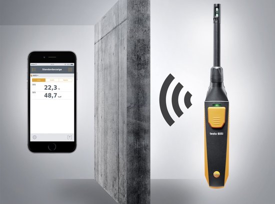 testo 605i Thermohygrometer Smart Probe Review - Meetgereedschap met app
