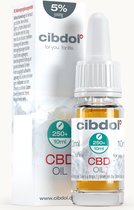 Cibdol - CBD olie 5% (500mg) - 10ml - Full spectrum - Premium CBD