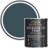 Rust-Oleum Donkerblauw Afwasbaar Mat Keukenkastverf - Avondblauw 750ml