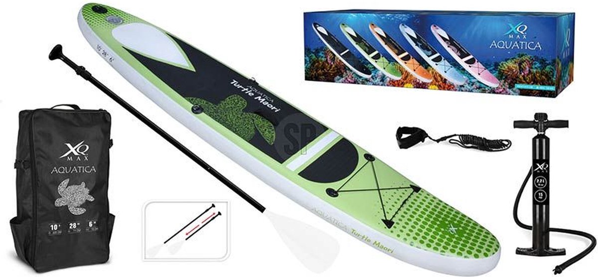 SUP Board Aquatica - 305cm - tot 150kg - Turtle Maori