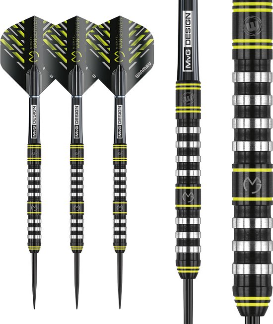 WINMAU - Michael Van Gerwen MVG Assault Steeltip Tungsten Dartpijlen Professioneel - 26g van Winmau — afbeelding 5