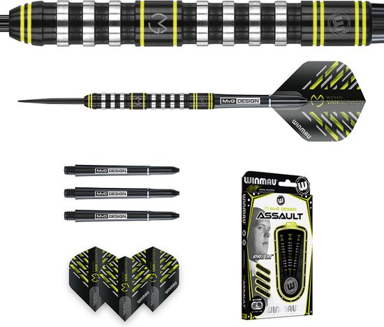 WINMAU - Michael Van Gerwen MVG Assault Steeltip Tungsten Dartpijlen Professioneel - 26g van Winmau — afbeelding 4