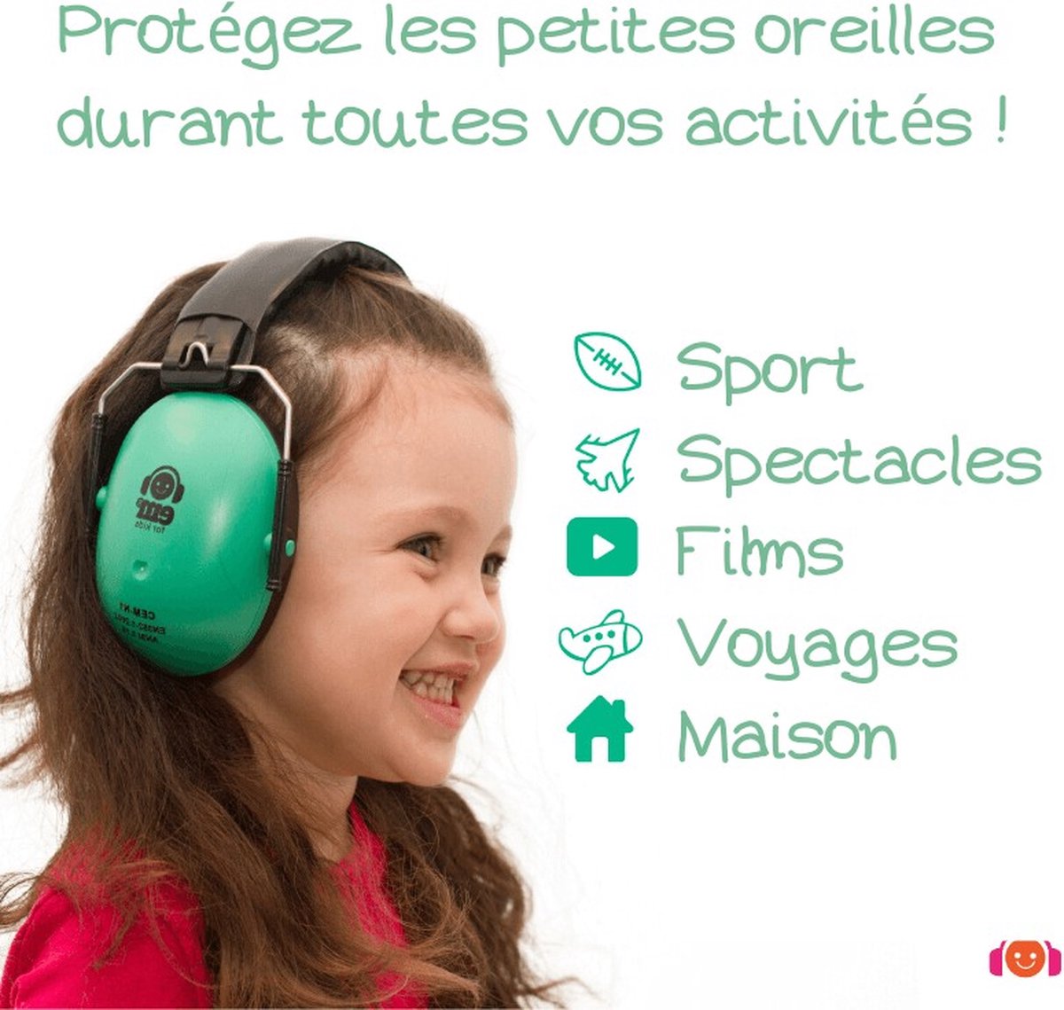 Alpine Muffy Kids MotoGP Cache-oreilles pour enf…