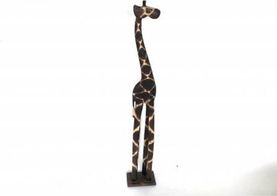 Beeld - giraffe H120  - decoratief - handgemaakt