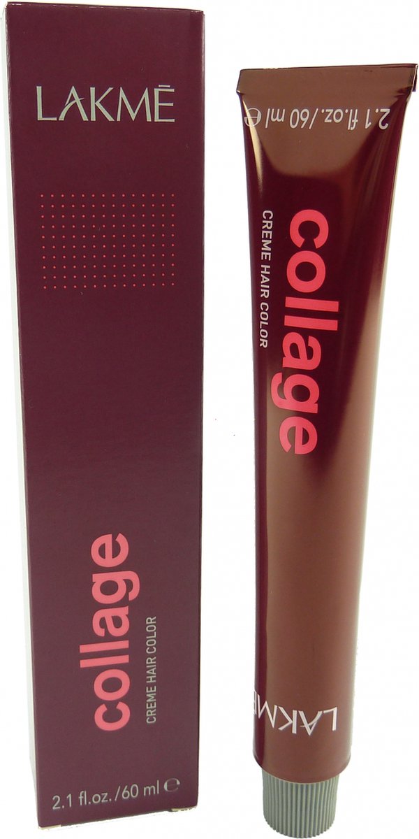 Lakme Collage Haarkleuring Crème Permanent 60ml - 06/44 Dark Copper Copper Blonde / Dunkelkupfer Kupferblond