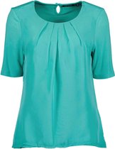 Blue Seven dames shirt/blouse 105646 groen uni - 42