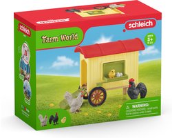 foto van schleich FARM WORLD - Kippenhok - Kinderspeelgoed voor Jongens en Meisjes - 3 tot 8 jaar - 42572