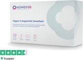 Homed-IQ - Vegan & vegetariër bloedtest - Thuistest - Test controleert op Vitamine B12, Vitamine D, Hemoglobine, Ferritine en IJzer