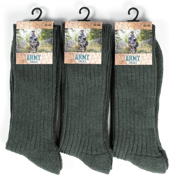 GoWith - chaussettes en laine - chaussettes militaires - 3 paires - chaussettes d'hiver - chaussettes thermiques - chaussettes pour la maison - chaussettes pour femmes - chaussettes pour hommes - taille 39-42