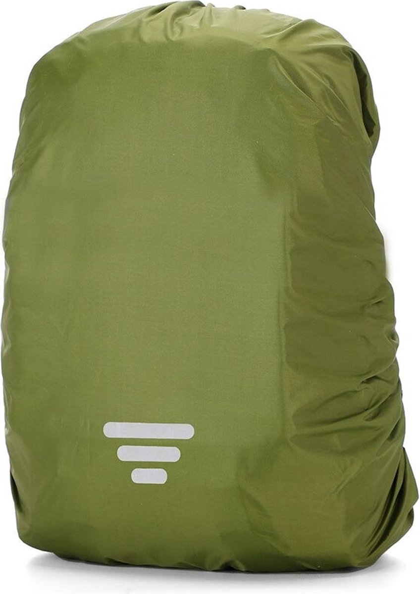 Regenhoes Rugzak – 3 Strepen – 55 tot 65L – XL – Groen – Kasey Products