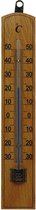 Thermometer buiten hout - 20 x 4 cm - Buitenthermometers