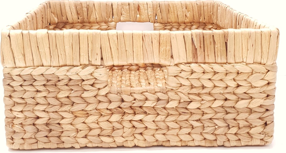 DUA Opbergdoos - Waterhyacinth Vierkant Opbergbox Mand lademand