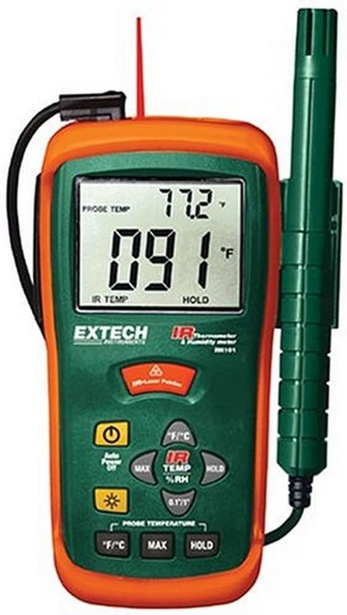 Extech RH101 - hygrothermometer en infraroodthermometer
