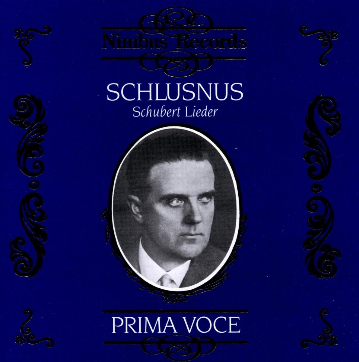 Heinrich Schlusnus - Schlusnus - Schubert Liede (CD)