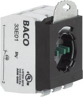 BACO 333E12 Contactelement Met bevestigingsadapter 1x NC, 1x NO Moment 600 V 1 stuk(s)