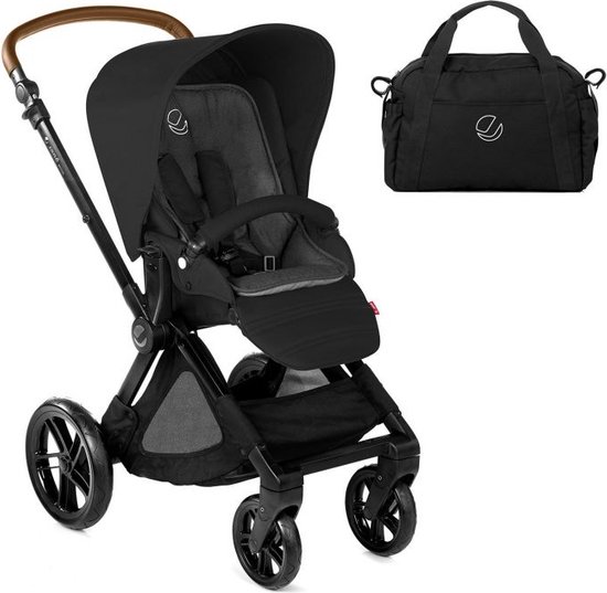 Foto: Jane muum kinderwagen cold black 2022 gratis luiertas regenhoes t w v 139 