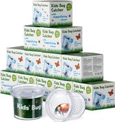12 Kit Observateurs d'insectes d'insectes - bocaux d'insectes avec loupe - jouets Éducatif de Jouets de plein air en verre loupe pour Enfants