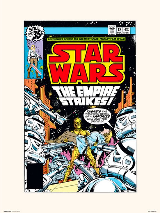 Disney Star Wars STAR WARS 18 THE EMPIRE STRIKES - Art Print 30x40 cm