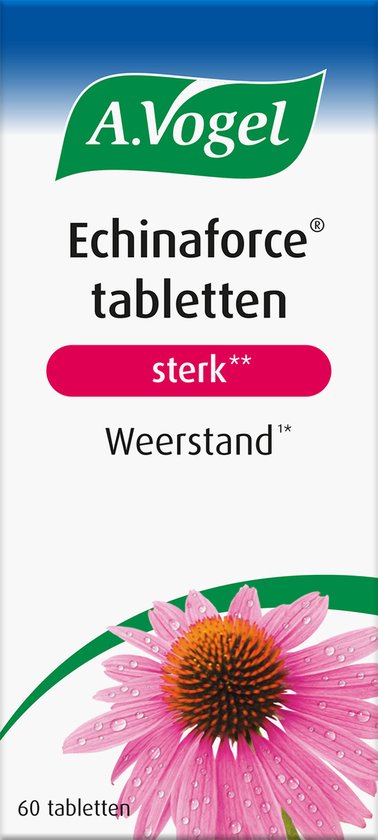 A.Vogel Echinaforce sterk tabletten - Krachtige formule.** Echinacea ondersteunt de weerstand.* - 60 st - A.Vogel