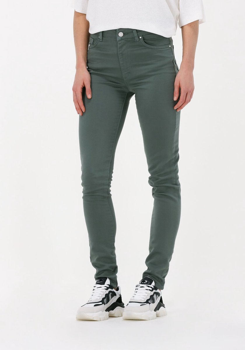 Simple Stretch Jeans Jeans Dames - Broek - Groen - Maat 29