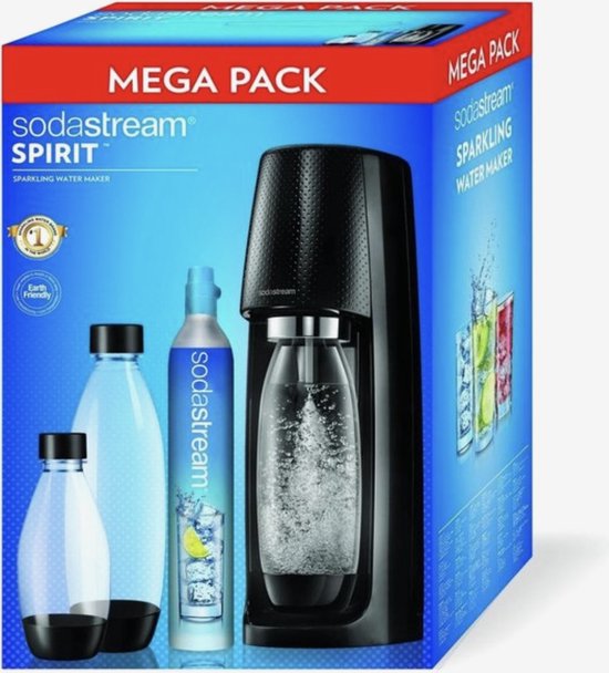 SodaStream Spirit Megapack My Only Bottles - Family pack - incl. 4 flessen - Black