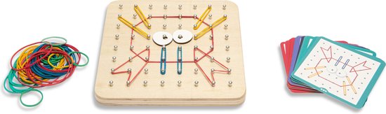 BS Toys Geobord – FSC Hout – Motoriekspel