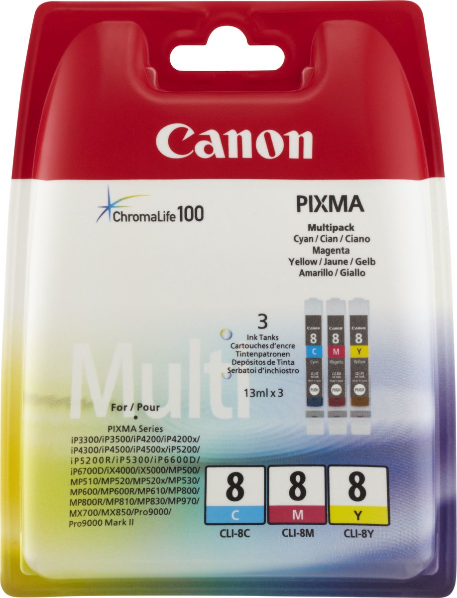 CANON CLI-8 CMY Multipack