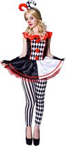 Tenue Carnaval Femme - Costume Bouffon - outfit Joker - Taille M - Halloween