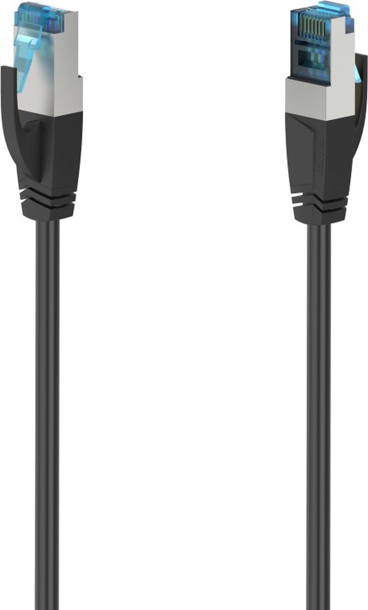 Hama Netwerkkabel, CAT-6a, 10 Gbit/s, S/FTP afgeschermd, 15,00 m
