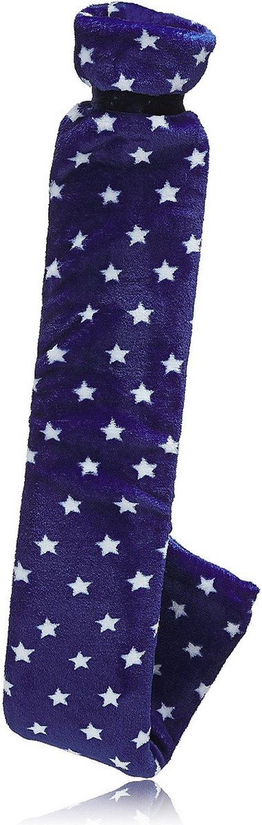 Goedkoopste Vagabond Warmwaterkruik - Long Bottle - Natuurrubber - (Afmeting 77 cm. lang x 12 cm. breed) - Royal Stars - in luxe geschenkdoos